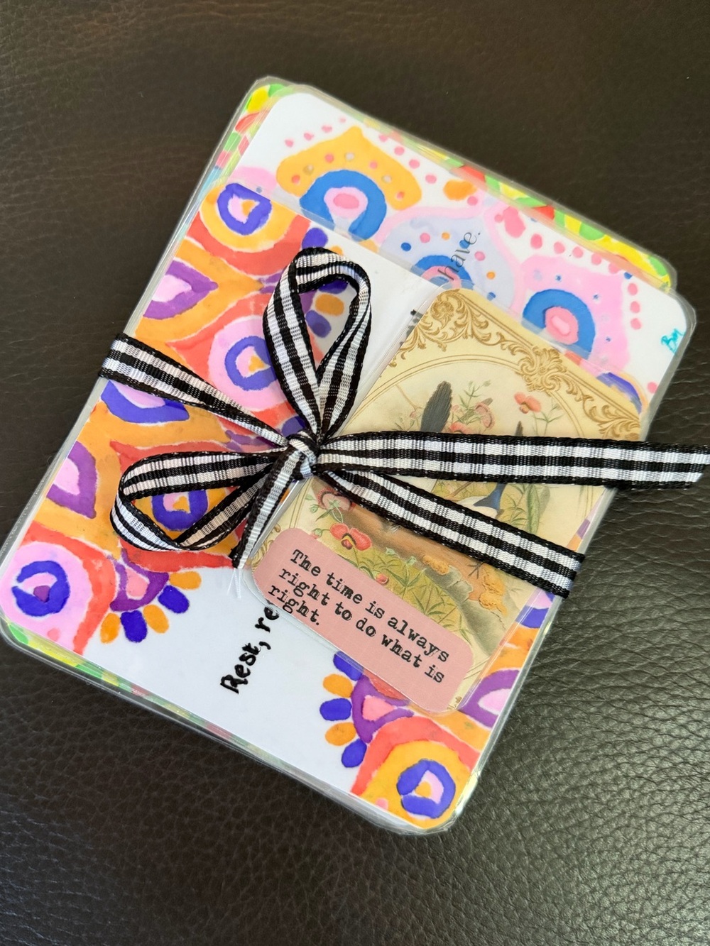 Wellness Card Gift Set - Handmade